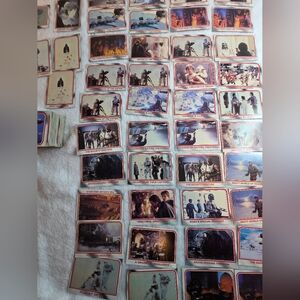 Star Wars Trading Card Lot with Red-Trimmed Panels